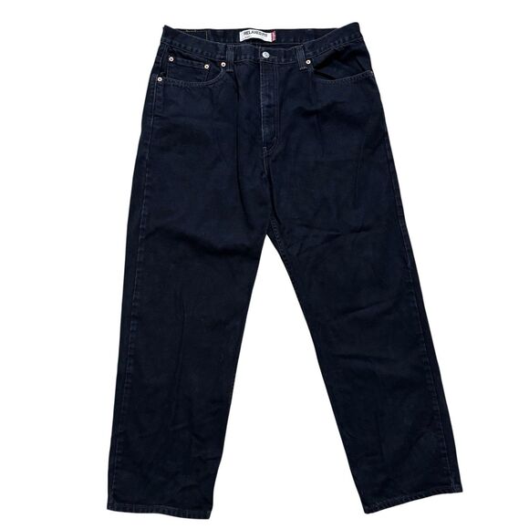 Levi’s Jeans Mens 38x30 550 Relaxed Fit Black Denim USA Made Y2K Baggy Skate - Picture 1 of 8